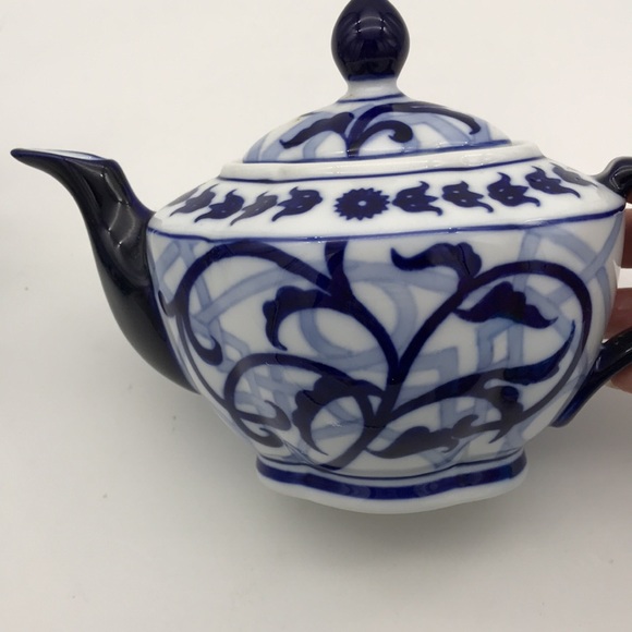 Bombay set of 2 Mug Coffee & Tea Windsor Cobalt & Tea Pot - Picture 7 of 9